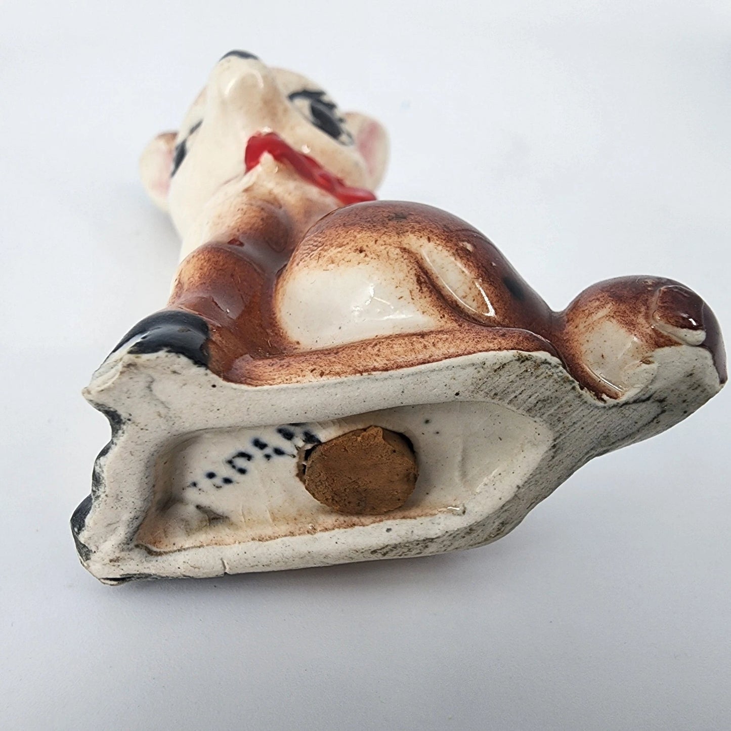 Spotted Fawn Deer Salt & Pepper Shakers Japan Ceramic Mid Century Vintage 1950's