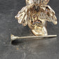 Department 56 Cherub Angel Figurine 6.5" Gold Tone Polyresin Christmas Decor