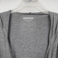 Attention Women’s L/G Gray Hooded Tie Front Cardigan Lightweight Draped