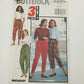 Butterick 5226 Vintage Sewing Pattern 1990 Uncut Misses Loose Pants Size XS-S-M