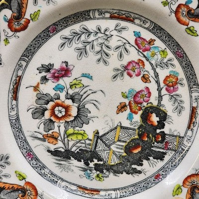 Ridgway Anglesey Bread & Butter Plate 6.75" Chinoiserie Imari Colors