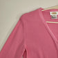 Talbots Pink Button Up Blouse Womens Small Long Sleeve