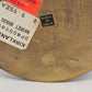 Kirklands Brass Bucket Basket 5" Rope Twist Around Body Tooled Handle Vintage