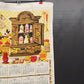 Country Cabinet with Spices 1976 Calendar Linen Kitchen Towel Vintage 27" x 16"