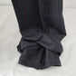 Sag Harbor Black Slack Pinstripe Women’s Size 7/8 Straight Leg Wool Blend