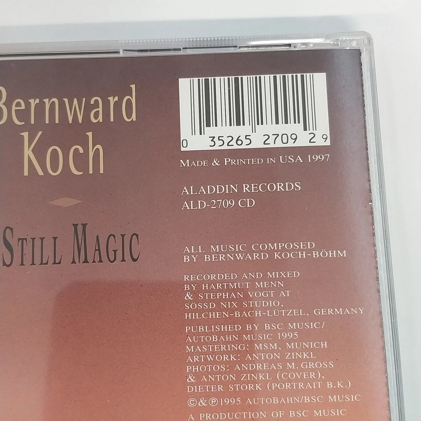 Bernward Koch Still Magic CD Aladdin Records ALD 2709 New Age Jazz Ambient 1995