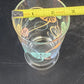 Libbey Atomic Starburst Juice Glasses 4 MCM Flower Power 5” 1970s Vtg Drinkware