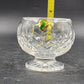 Open Sugar Bowl Waterford Lismore Footed Signed Elegant Crystal Glass