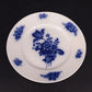 Villeroy & Boch Mettlach Blue Rose Luncheon Plate 8.25" Germany Vtg Porcelain