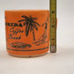 Set 2 Florida Coffee Break Vintage Souvenir Orange Mugs 3" by Federal Glass Co