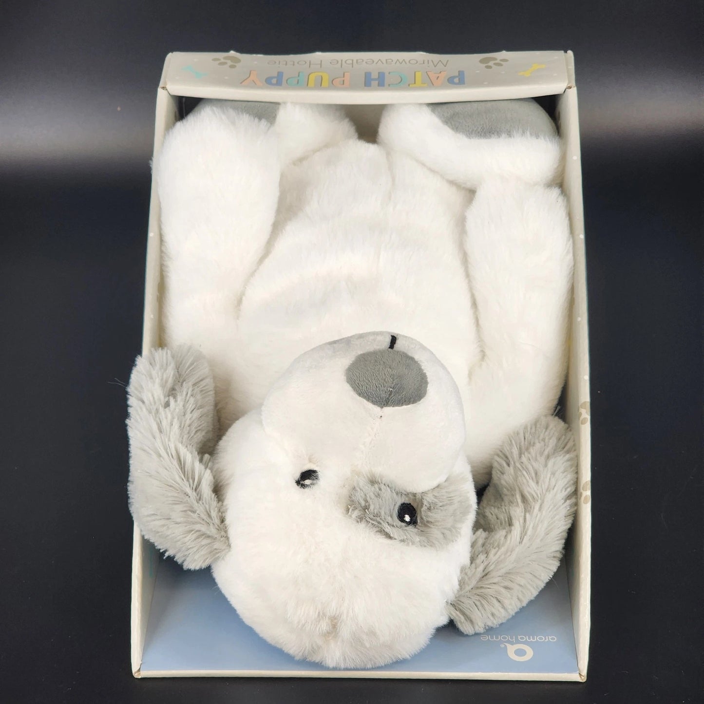 Aroma Home Patch Puppy Microwavable Plush Cuddle Hottie Heat Pack Tourmaline NOS