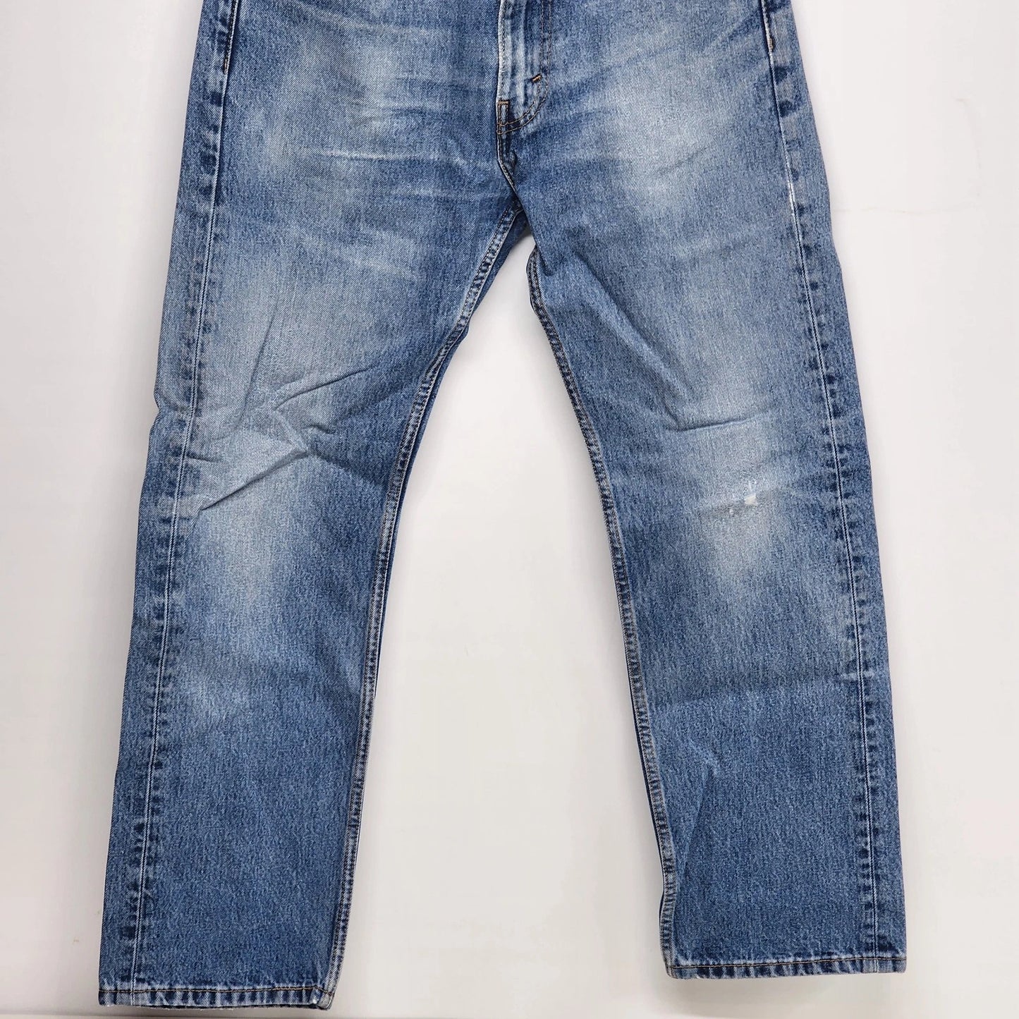 Levi’s 505 Men's 32x30 Straight Leg Jeans Blue Denim Regular Fit Distressed Vtg