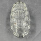 2 Princess House 438 Crystal Utensil Holders Buffet Server Spoon Fork Rests
