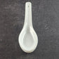 4 PC Porcelain Asian Soup Spoon Rice Ceramic White China P1 5-3/4" Glazed