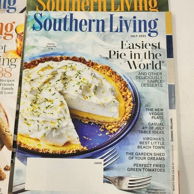 8 Southern Living Magazine Editions Including March to October 2021 By Meredith