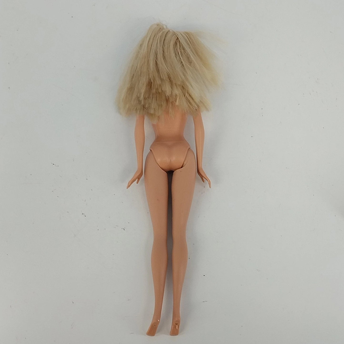 Barbie Doll Mattel 1998 Head 1999 Body Nude Bendable Knees Blonde Purple Lips