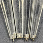 4 Icicle Spear Crystal Glass Antique Chandelier Prisms 3"x0.5" w Wire Connector