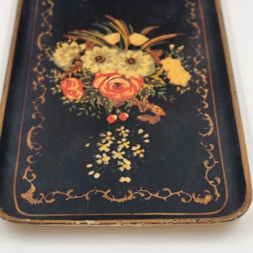 2 ISCO Hand Painted Snack Trays Alcohol Proof Made in Japan 1950's 8.25" x 5.25"