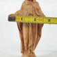 Blessed Virgin Mary Statue 1960s Molded Plastic 6" Religious Devotional Figurine