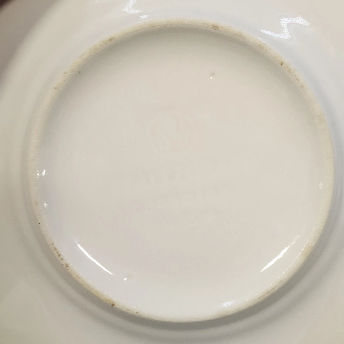 Pfaltzgraff April Bread Plates Set of 8 Blue Rim Ceramic Stoneware 6" USA Vtg