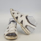 Mudd Angelo Sandals Women 8 White Open Toe Heels Y2K Vtg w Box Vintage
