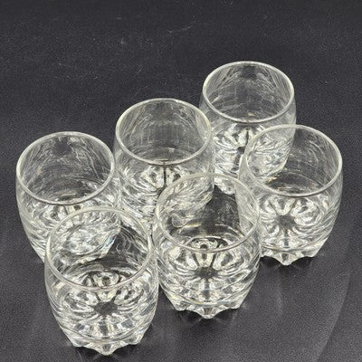 Set 6 Bormioli Rocco Galassia Shot Glasses Rocks Low Ball Barware 2.25oz Italy