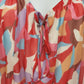 Peach Love California Boho Hippy Flowy Red Tunic Top Lined Large California Vtg
