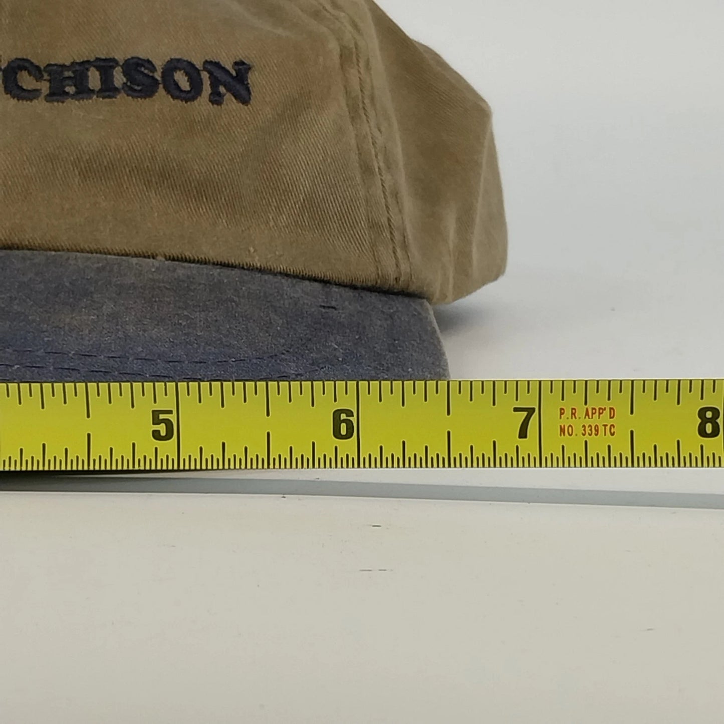 McHutchison Strapback Hat Khaki Blue Horticulture Cap Adjustable Cap Adjustable