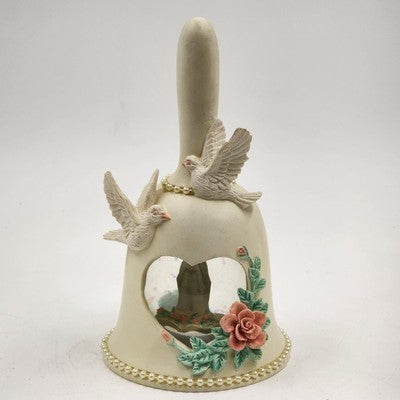 Anchor Hocking Milk Glass Bud Vase Stars & Bars Snowflake 9"