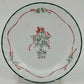 10 Corelle Callaway Holiday Ivy Dinner Plates Swirl Green Trim 10.25"d EUC