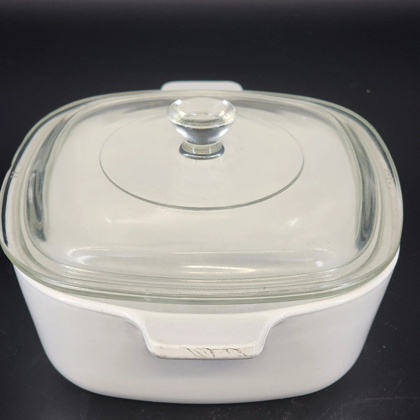 Corning Ware Blue Cornflower 1.5 Qt Casserole Dish P-1 1/2-B w Clear Glass Lid