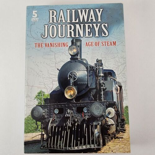 Railway Journeys The Vanishing Age Of Steam 5 DVD Set Madacy Railroad Video