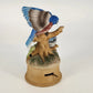 Gorham Bluebird Music Box Play THE WAY WE WERE Japan Porcelain 1978 Tested Works