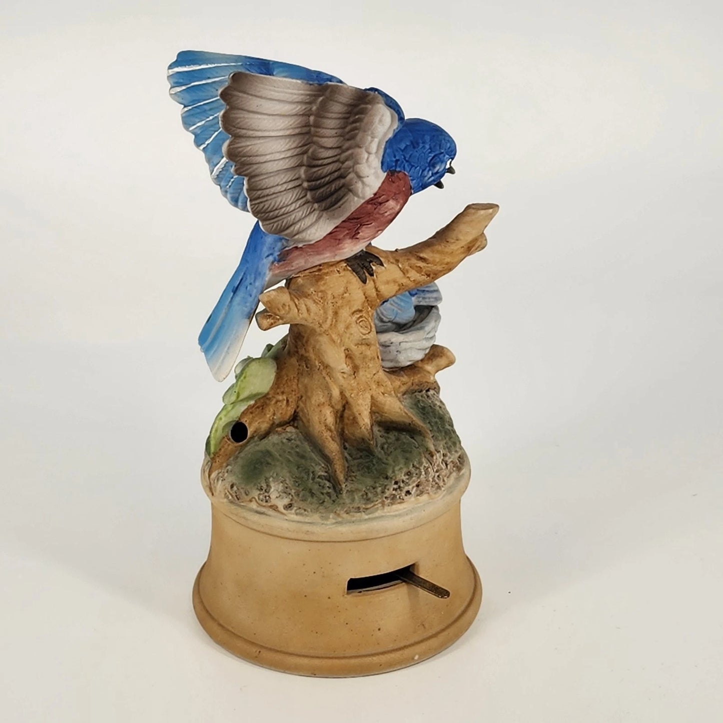 Gorham Bluebird Music Box Play THE WAY WE WERE Japan Porcelain 1978 Tested Works
