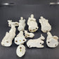 Home Accents 10 Piece Nativity Set Bisque White Ceramic 7½" Figurines with Box