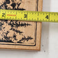 2 Wood Mounted Rubber Stamps Mountain Landscape & Barnyard Sheep Scene USA