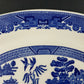 Buffalo Pottery Blue Willow Oval Serving Platter 13" Antique Restaurant Ware USA