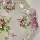 MZ Austria Plate Pastel Roses Gilded Floral Scalloped Edge 10" Vintage