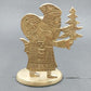 Jainson Brass Santa Taper Candlestick Holder 5.5" Old World Christmas Vintage