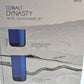 Libbey Fun-Damentals Cobalt Dynasty 16 Pc Glassware Set 81667B Boxed Sealed