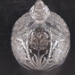 Imperial Glass Hobstar Covered Butter Dish Cheese Dome Clear Glass Sawtooth Vtg