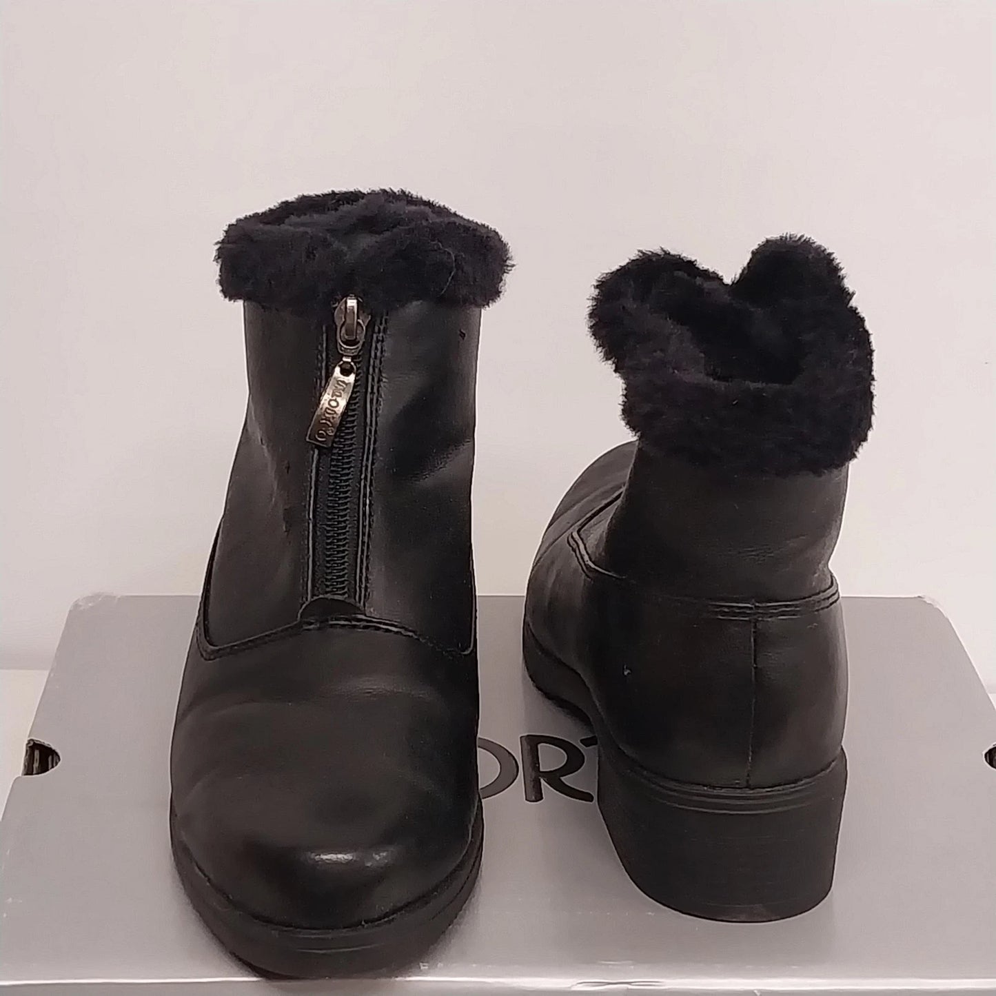 Sporto Tracy Black Waterproof Ankle Boots Womens Size 8