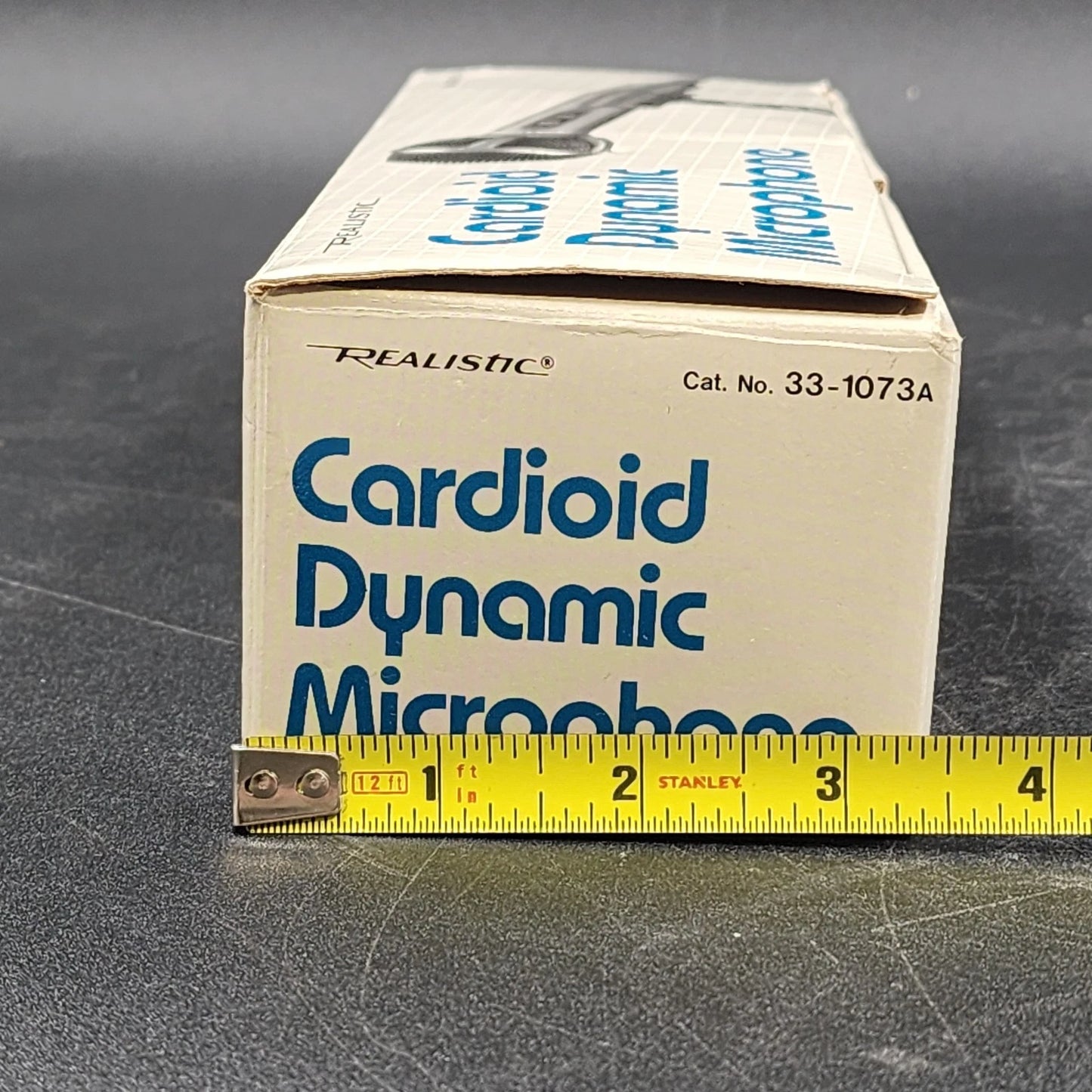 Realistic Cardioid Dynamic Microphone 33-1073A Vintage Corded Mic NIB