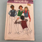 Simplicity 8171 Vintage Sewing Pattern 1977 Boys or Girls Top Stitched Vest 10