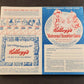 Kellogg's Astronaut Game Unused Original Mailer 45 Pins Board 36 Score sheets