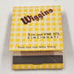 Wiggins Bar Cheerful Drinking Cincinnati Restaurant Matchbook 2" Missing 1 Match
