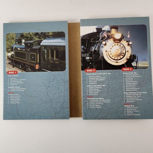 Railway Journeys The Vanishing Age Of Steam 5 DVD Set Madacy Railroad Video