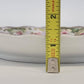 Limoges France Floral Plate Gold Trim Scalloped Handles 9.75 Inch Porcelain Serving Dish Antique