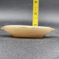 Lenox Olympia Vanity Trinket Dish Cream Oval Platinum Hand Trimmed 4" USA Vtg