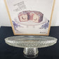 Indiana Glass Diamond Point Pedestal Cake Stand 12 Inch Vintage 1429